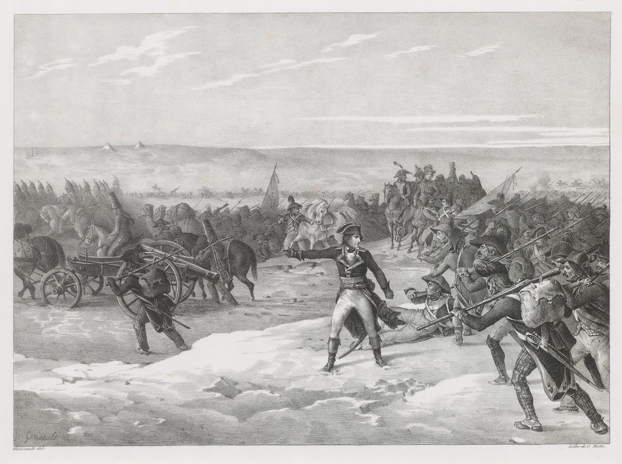 Vandring i ørkenen (March in the Desert) af Theodore Gericault