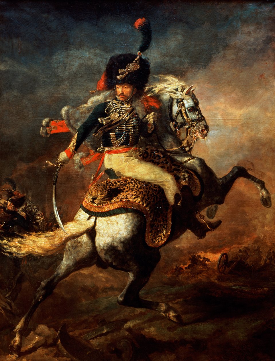 Husarernes officer af Theodore Gericault