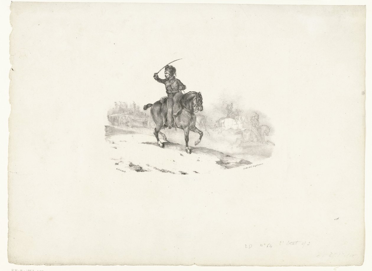 Artilleriofficer af Theodore Gericault