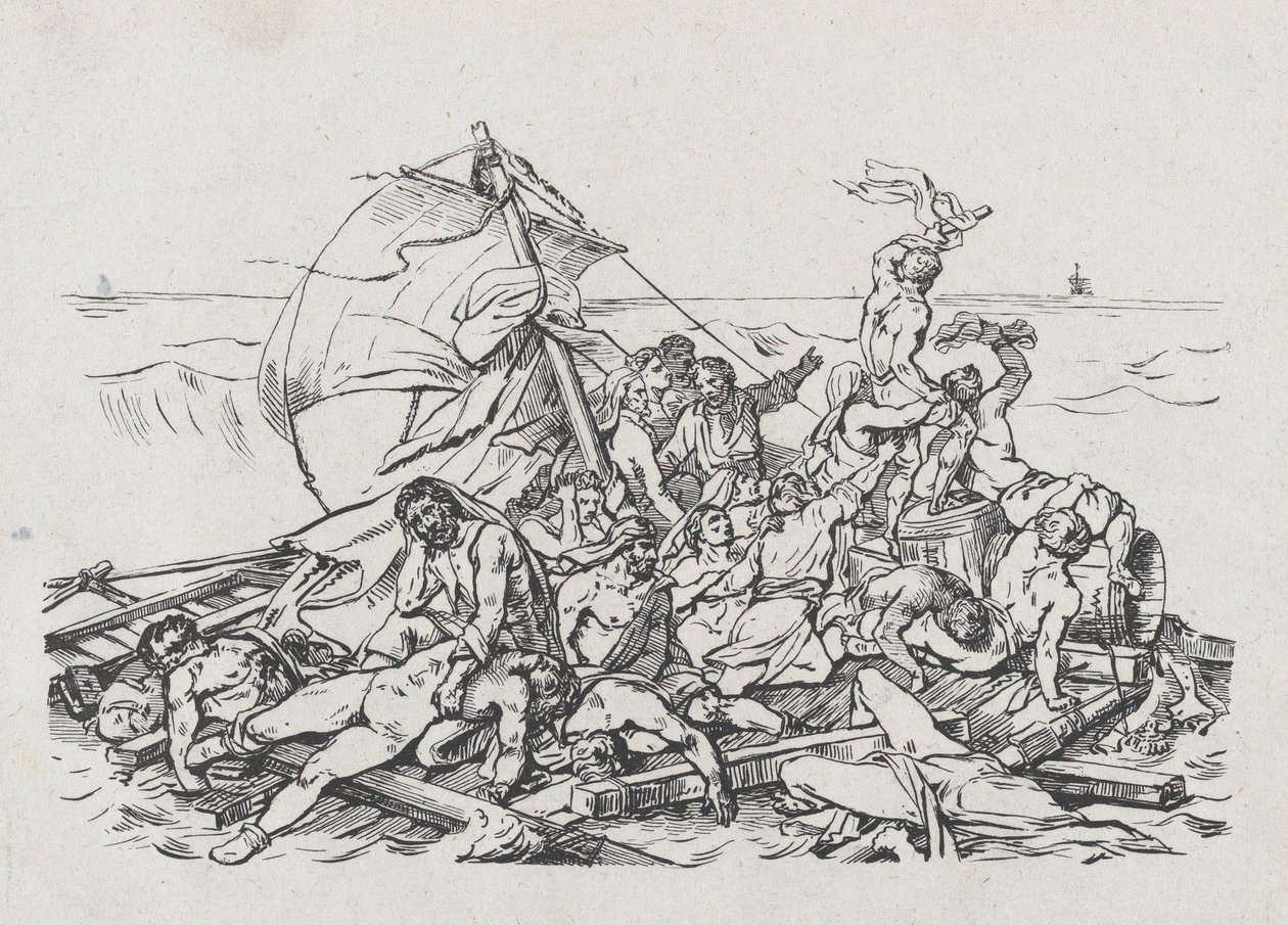 Meduses forlis, 1820 af Theodore Gericault