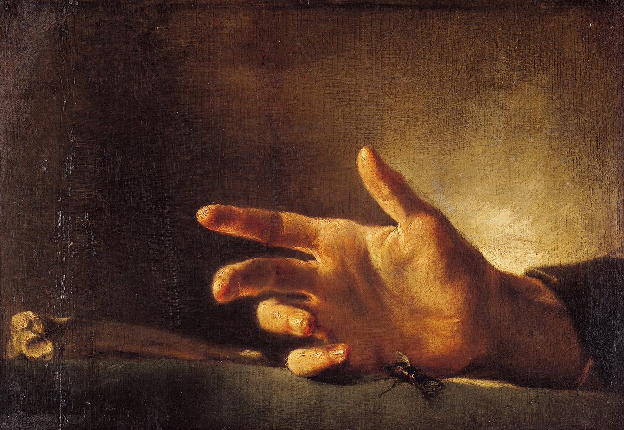 Studie af en hånd af Theodore Gericault