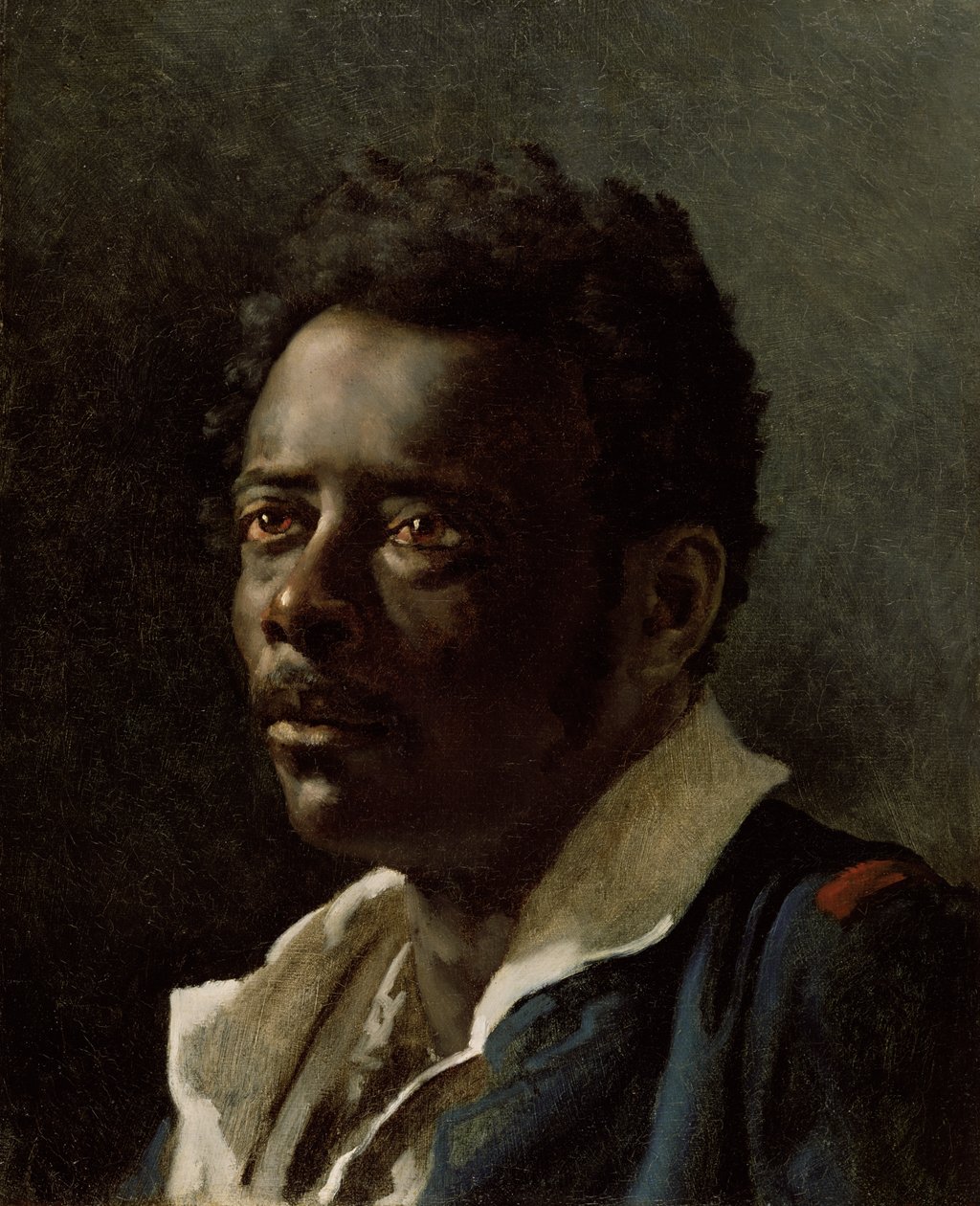 Studie af en model, ca. 1818-19 (olie på lærred) af Theodore Gericault