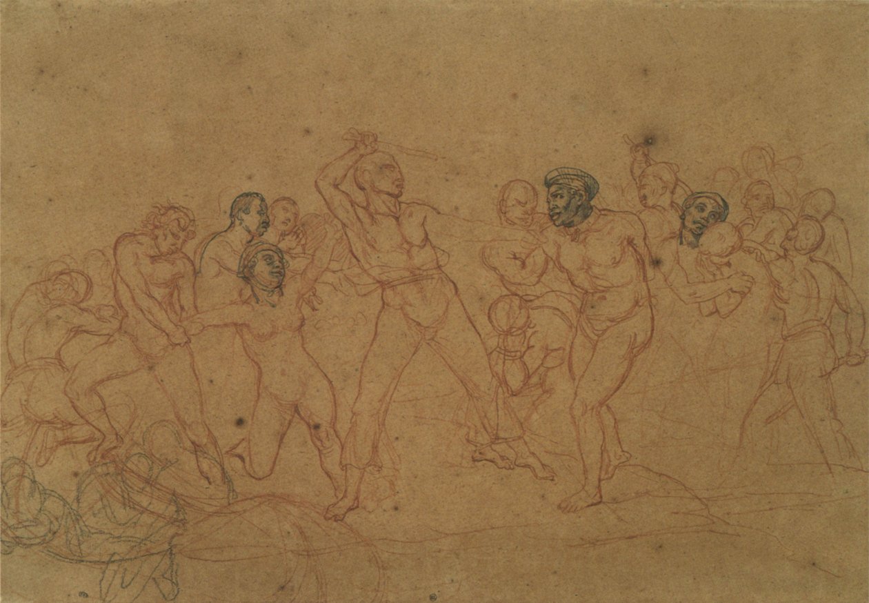 Den afrikanske slavehandel af Theodore Gericault