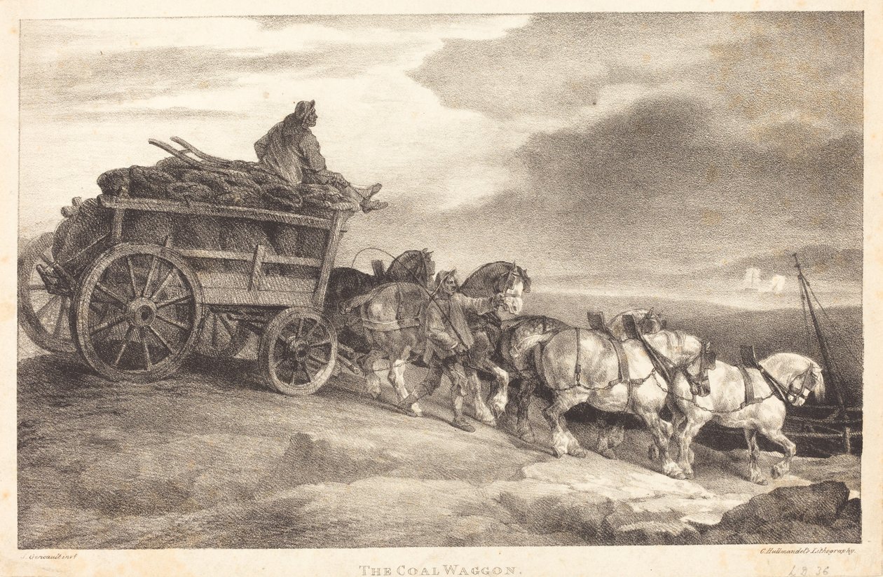 Kulvognen af Theodore Gericault