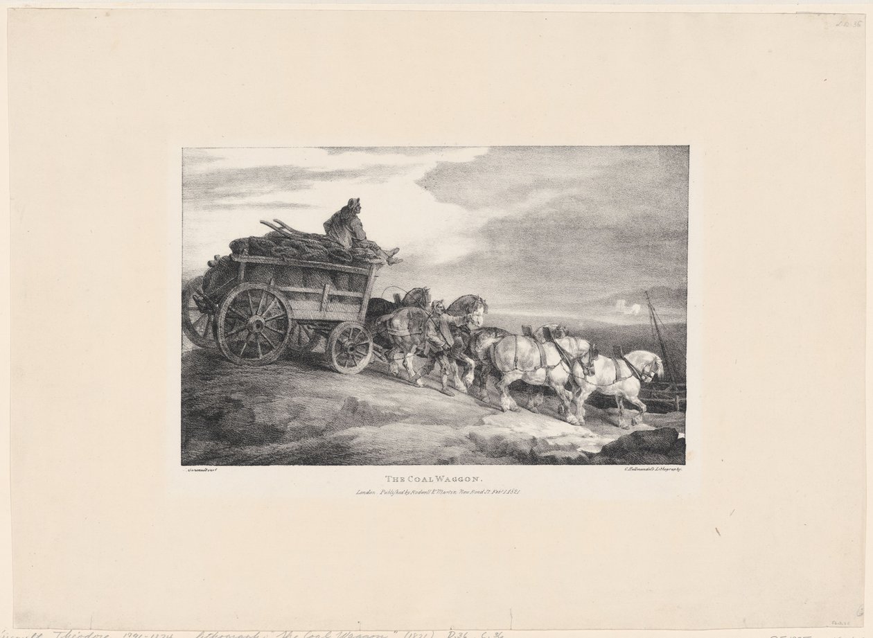 Kulvognen af Theodore Gericault