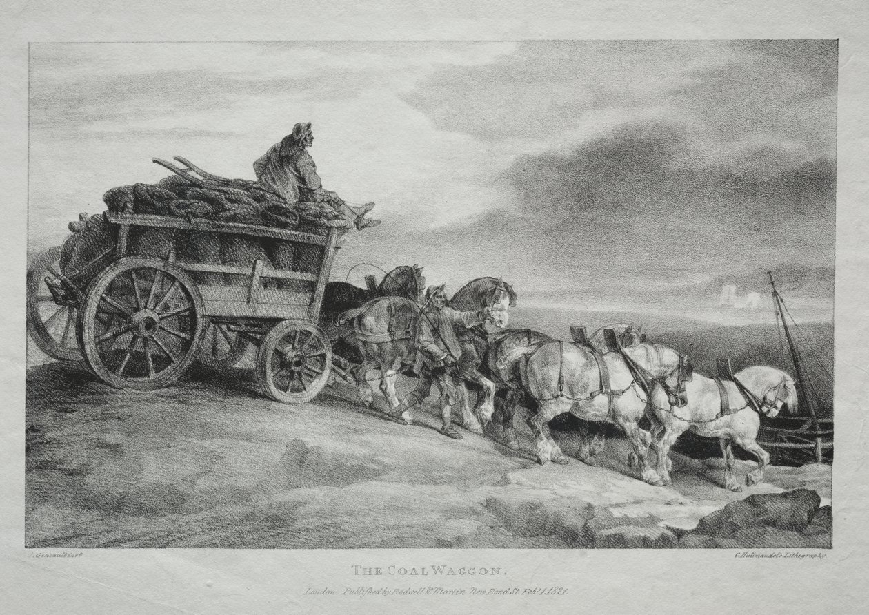 Kulvognen af Theodore Gericault