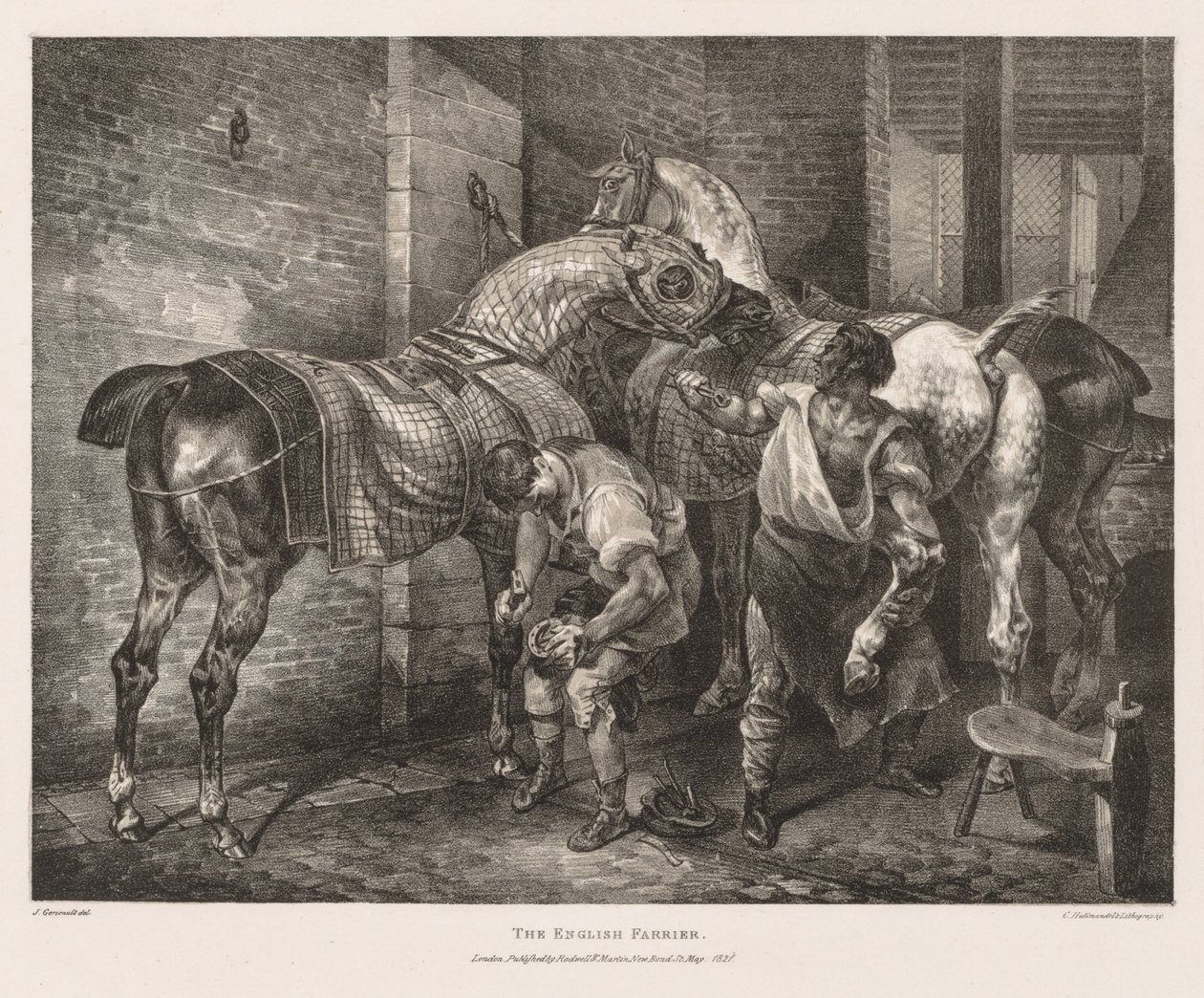 Den engelske hovslager af Theodore Gericault