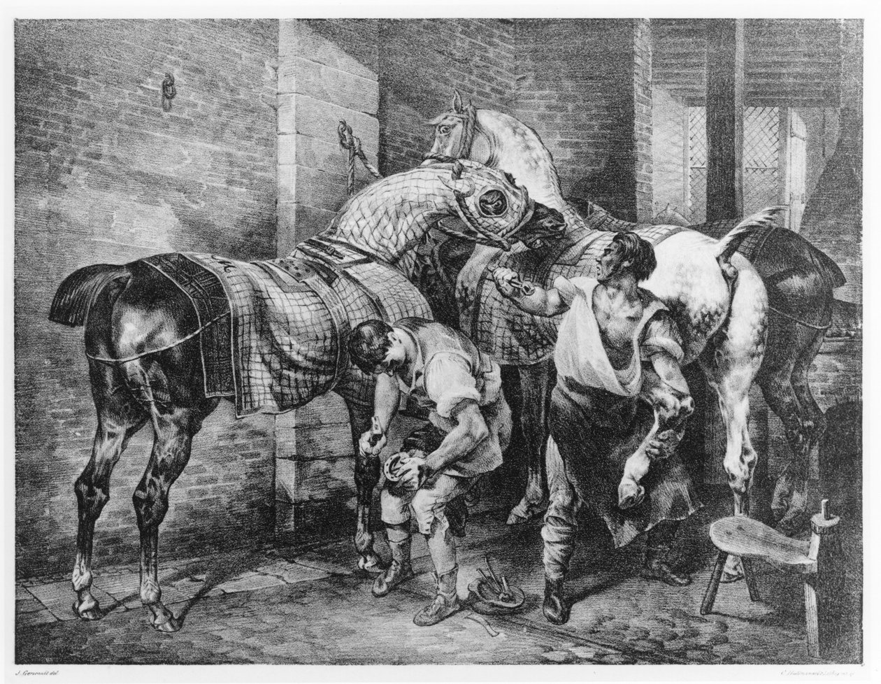 Den engelske hovslagersvend af Theodore Gericault