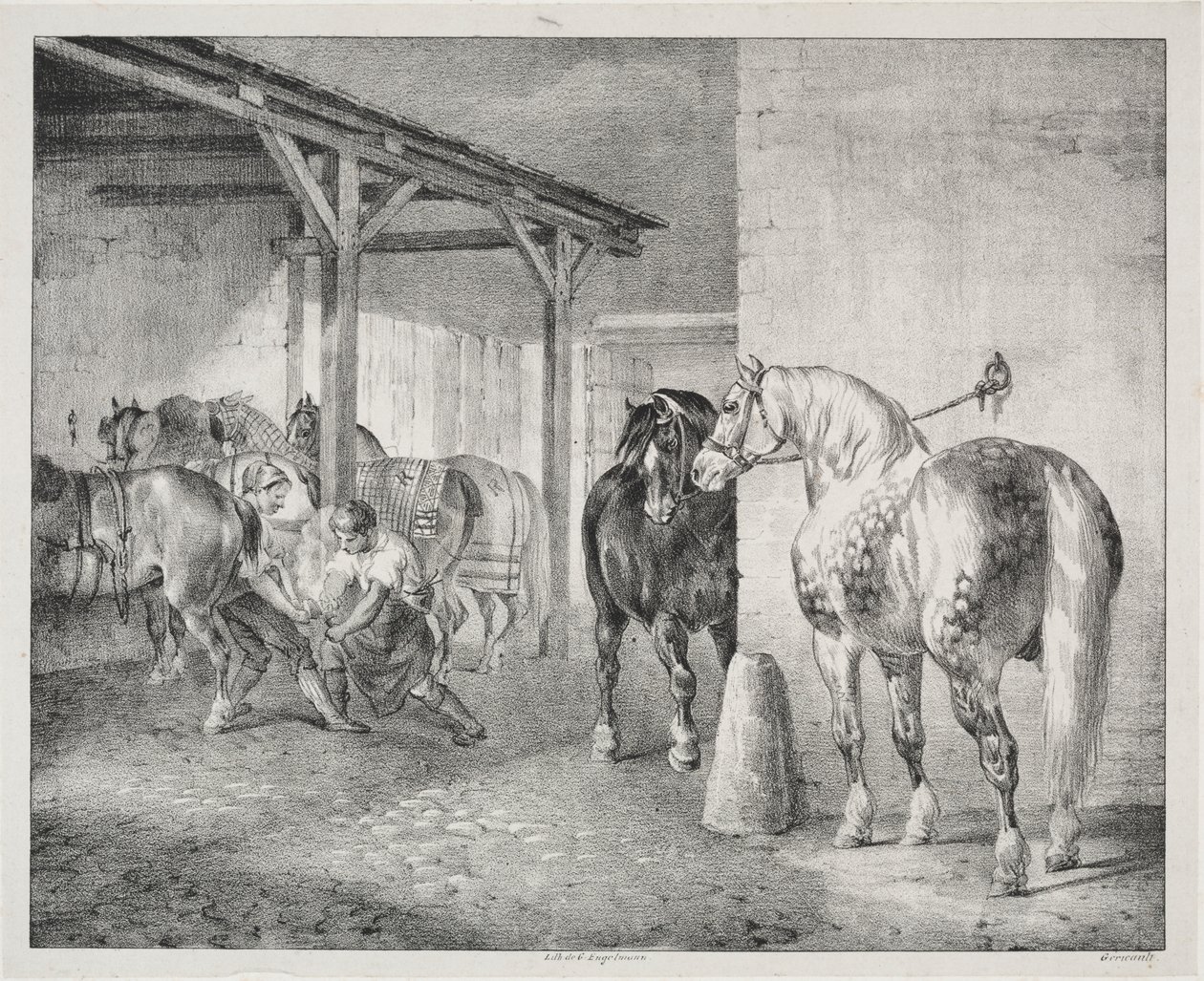 Færgerens skur af Theodore Gericault