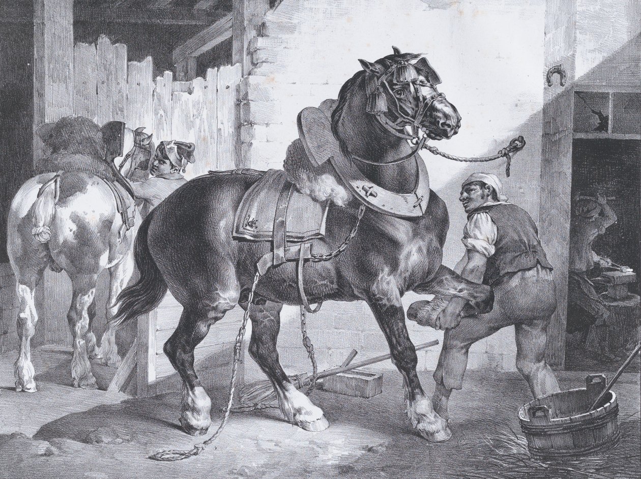 Den franske smed, 1822. af Theodore Gericault