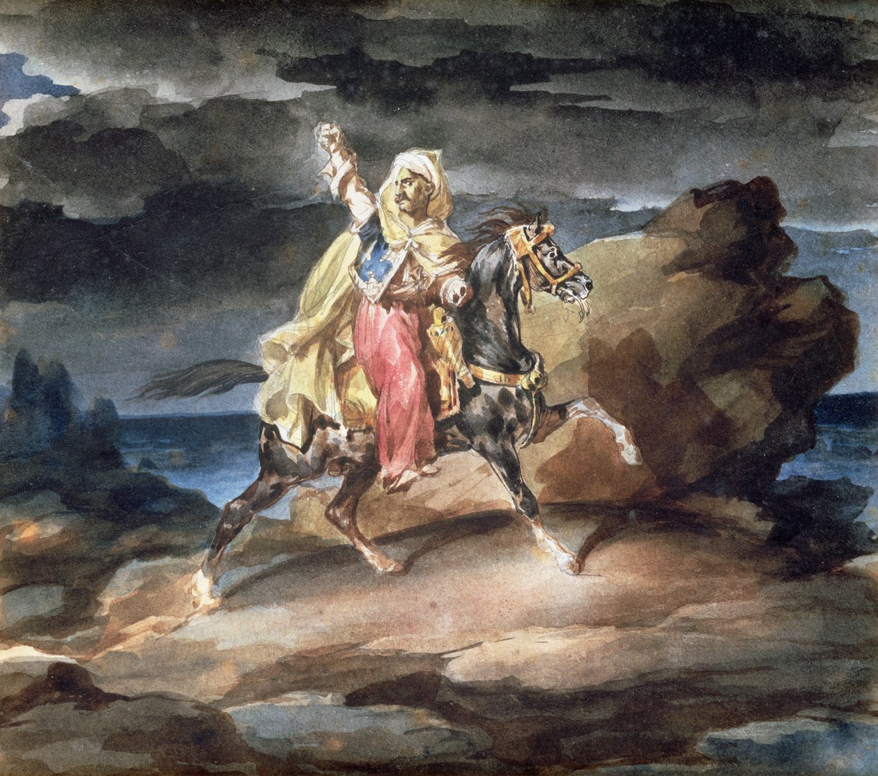 The Giaour, ca. 1822-23 af Theodore Gericault