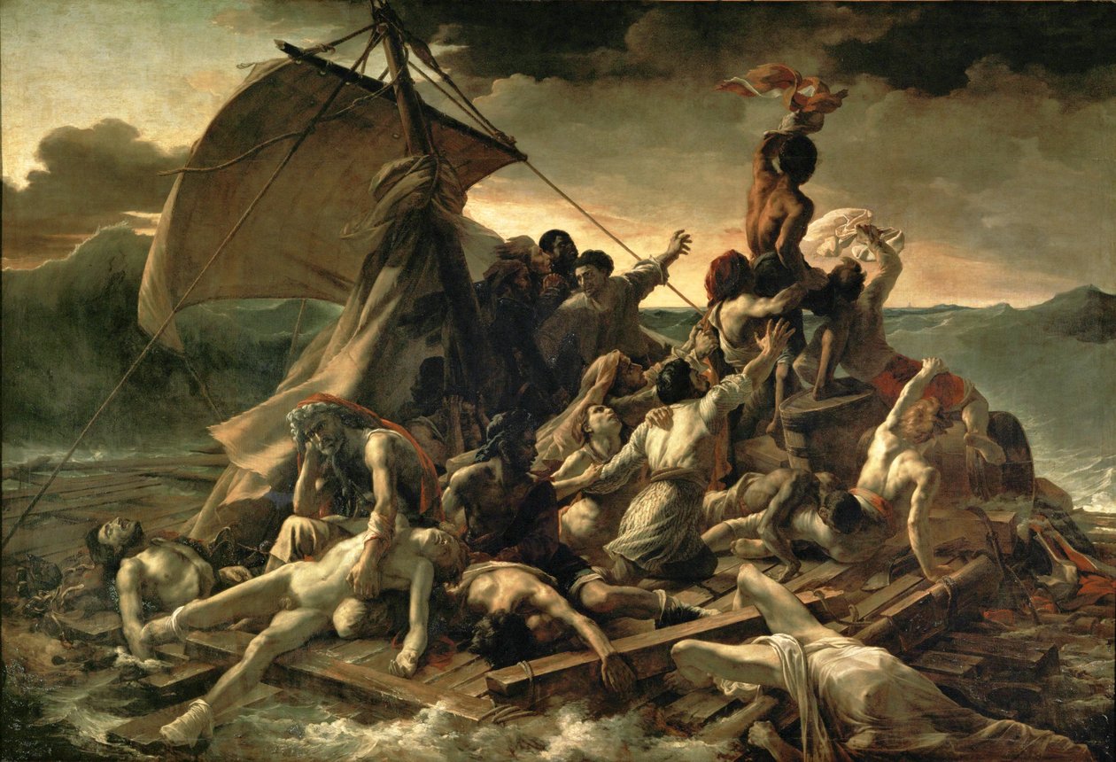 "Medusas flåde" ... af Theodore Gericault