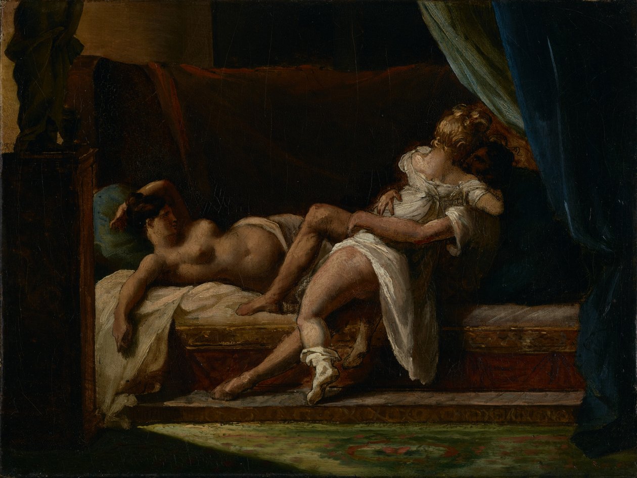 Tre elskende af Theodore Gericault