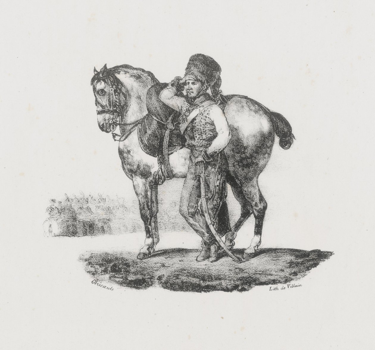 Husartrompetist (Hussar Trumpeter) af Theodore Gericault