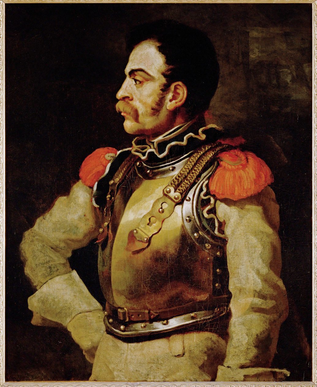 Un carabinier - en karabinier, en italiensk politibetjent ... af Theodore Gericault