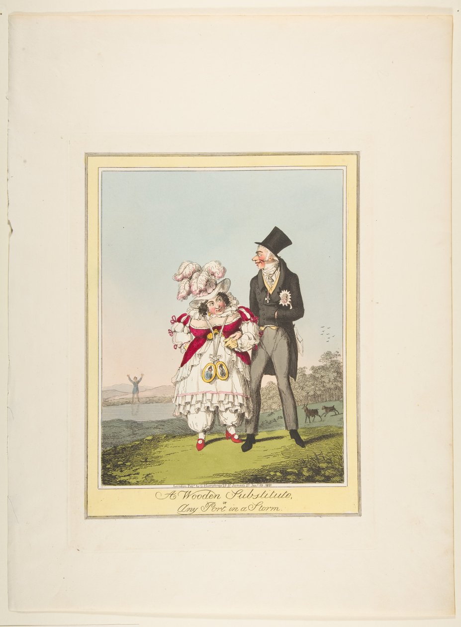 En træerstatning eller enhver havn i en storm, 19. januar 1821. af Theodore Lane