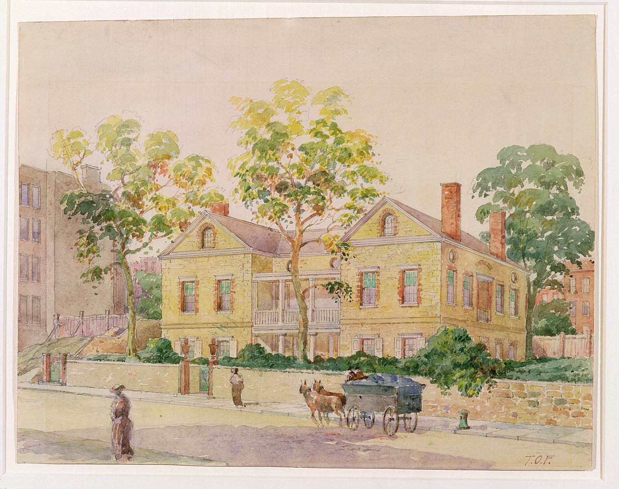 Abigail Adams Smiths hus af Theodore Oscar Fraenkel