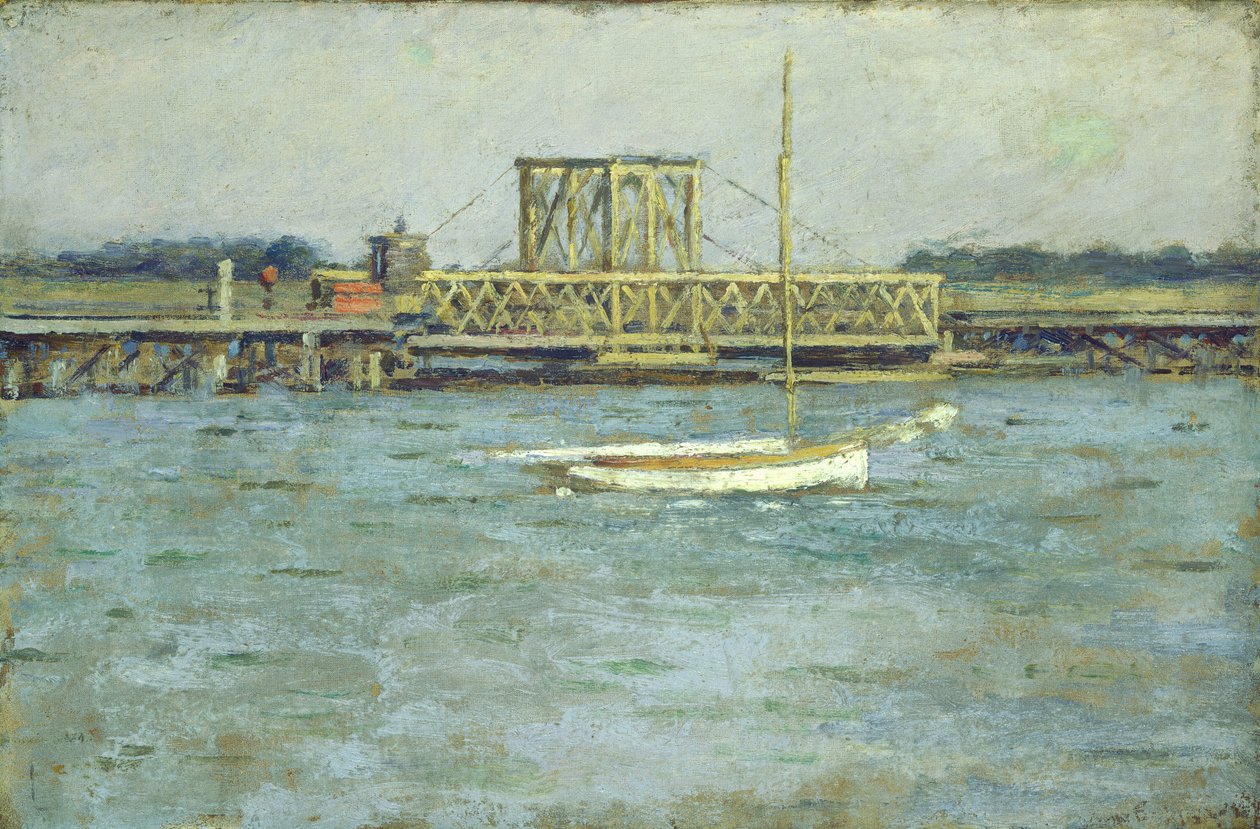 Vindebro - Long Branch R. R. af Theodore Robinson