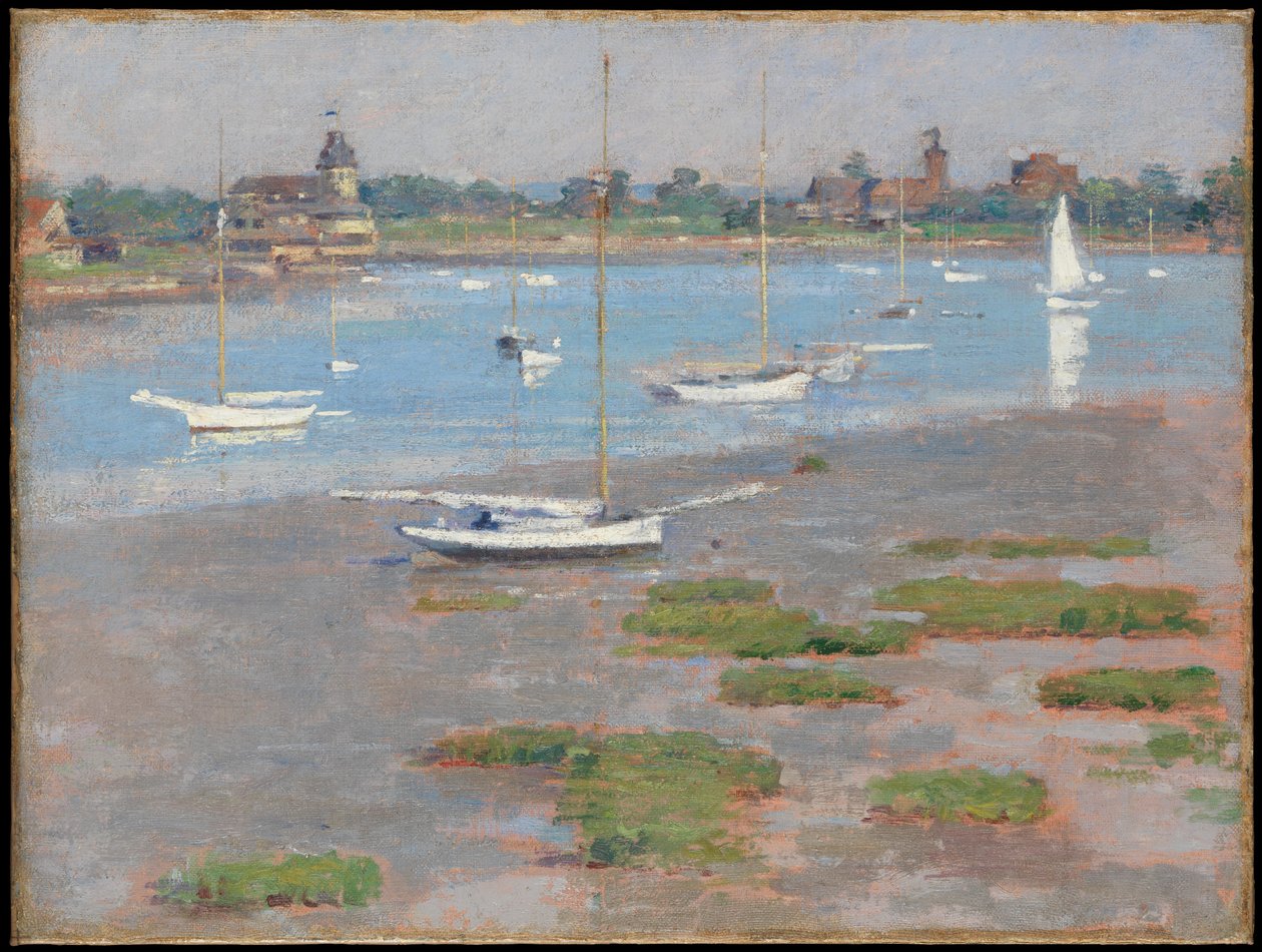 Lavvande, Riverside Yacht Club af Theodore Robinson