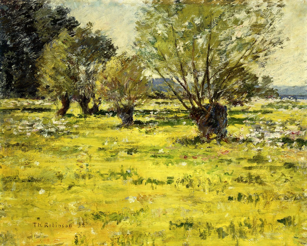 Forår, 1892 af Theodore Robinson