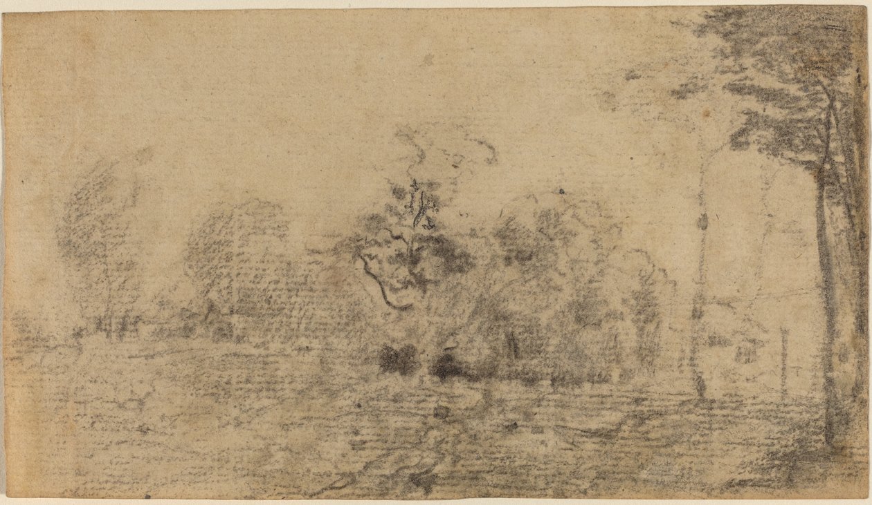 Landskab II af Theodore Rousseau