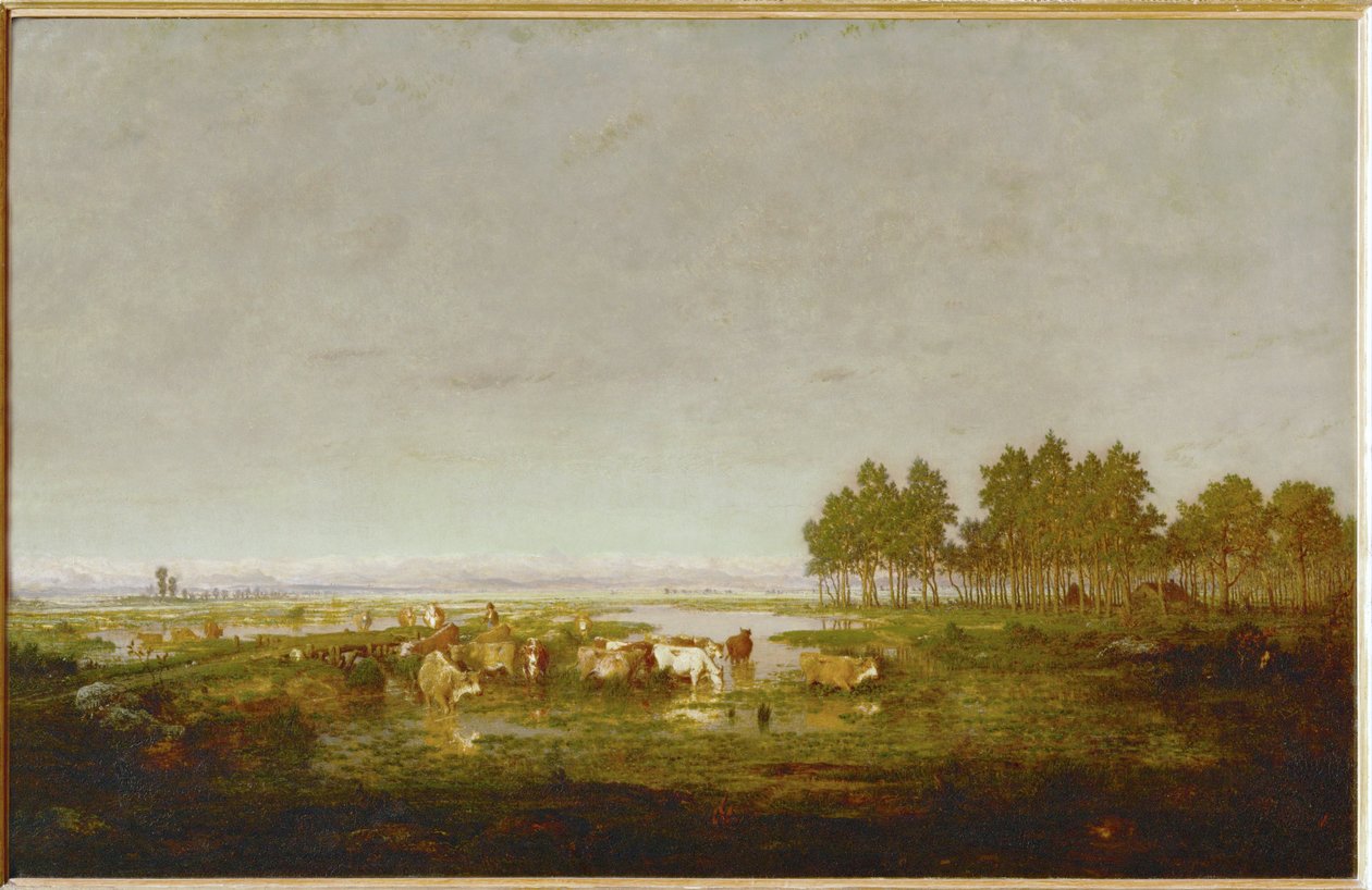 En mose i Landes ... af Theodore Rousseau