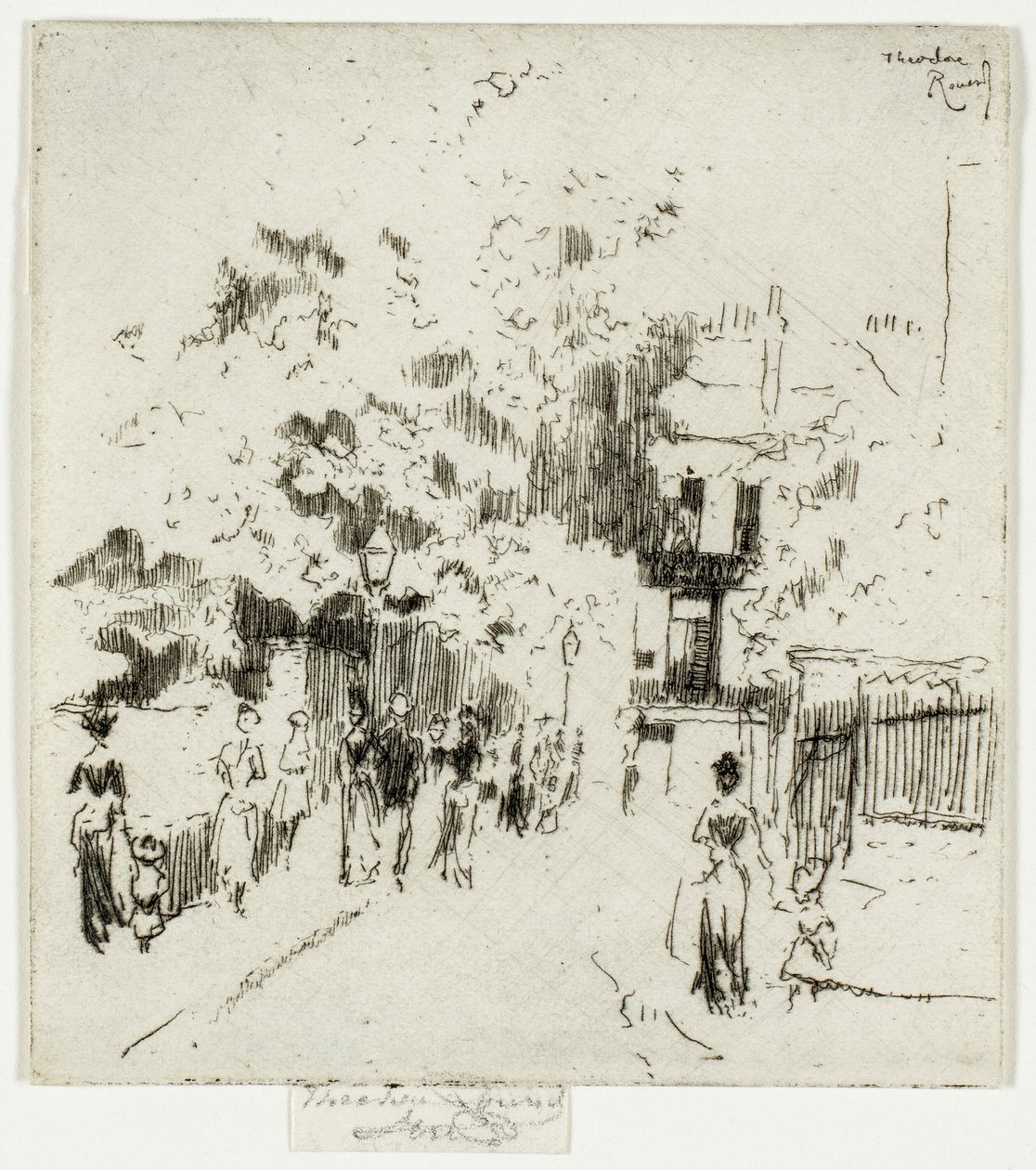 Helligdag, hjørnet af Beaufort Street, Chelsea af Theodore Roussel