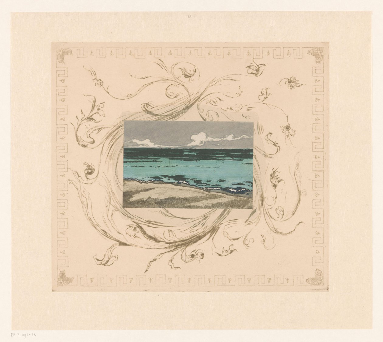 Udsigt over havet ved Bognor Regis Havet ved Bognor af Theodore Roussel