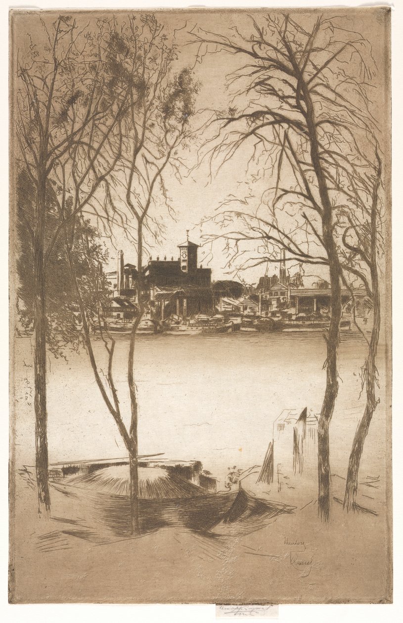 Laburnums og Battersea, 1889-1898. af Theodore Roussel