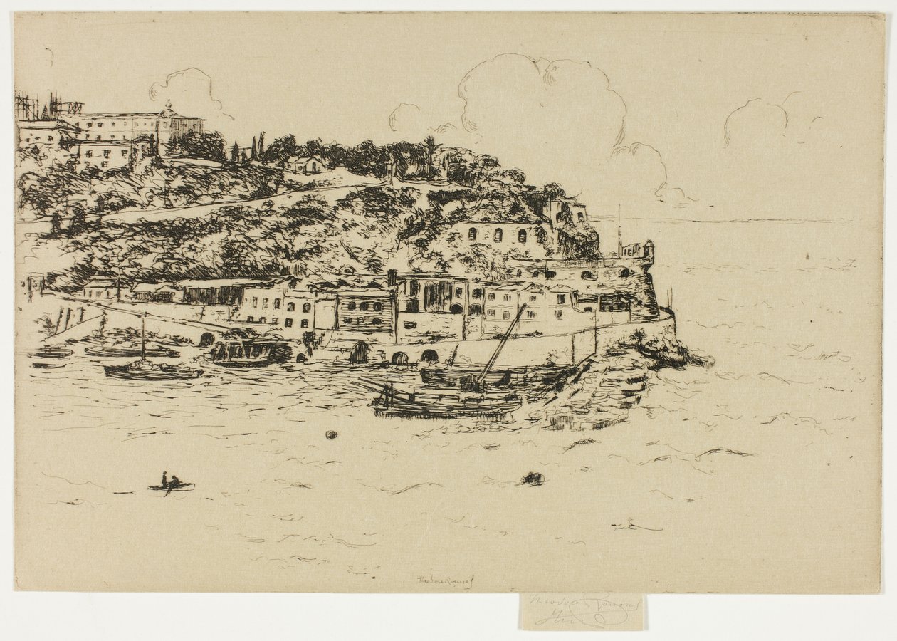Monaco fra La Condamine, Monte Carlo af Theodore Roussel