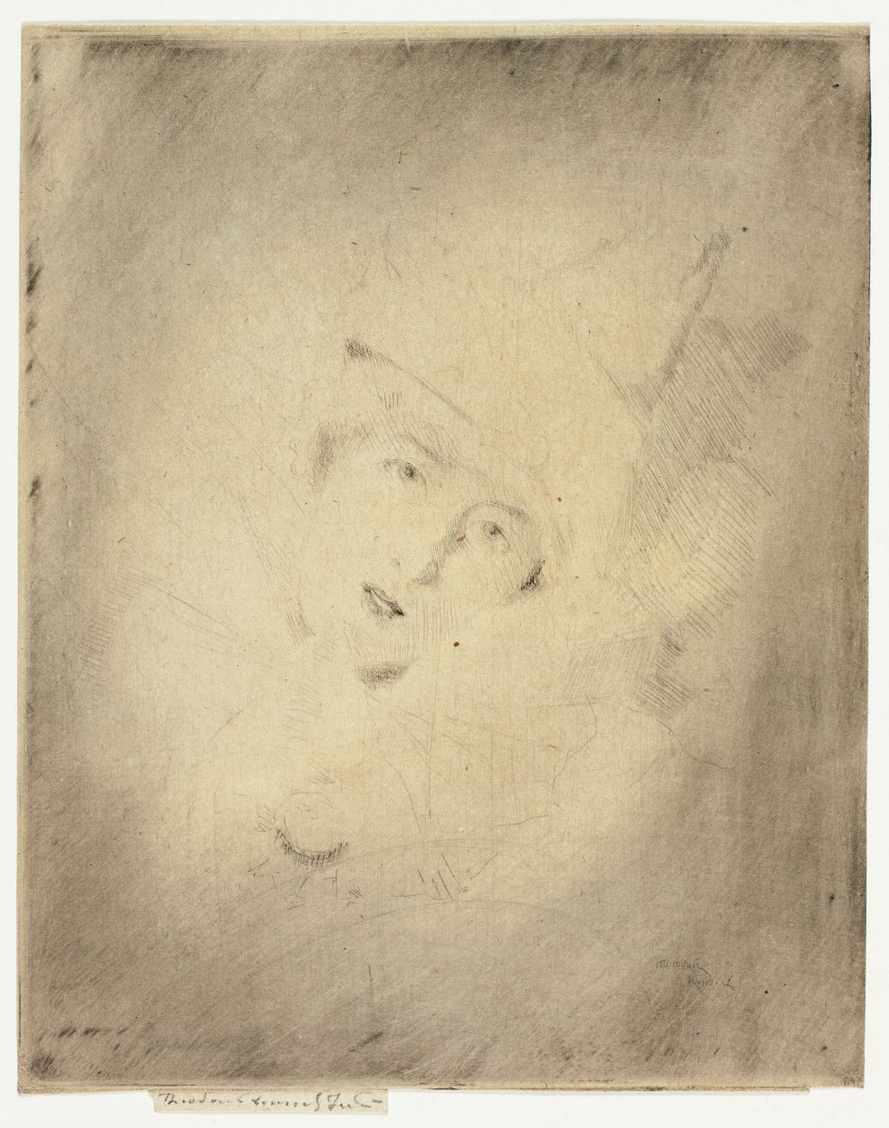 Pjerrot, portræt af fruen A.C. af Theodore Roussel