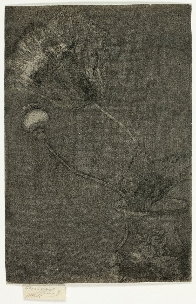 Valmue i en vase af Theodore Roussel