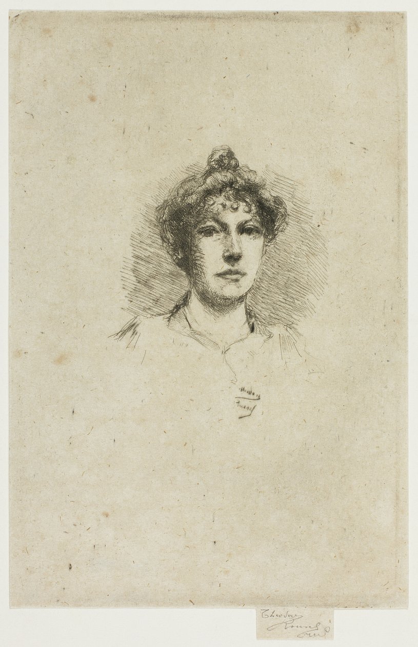 Portræt af Miss Edith Austin af Theodore Roussel
