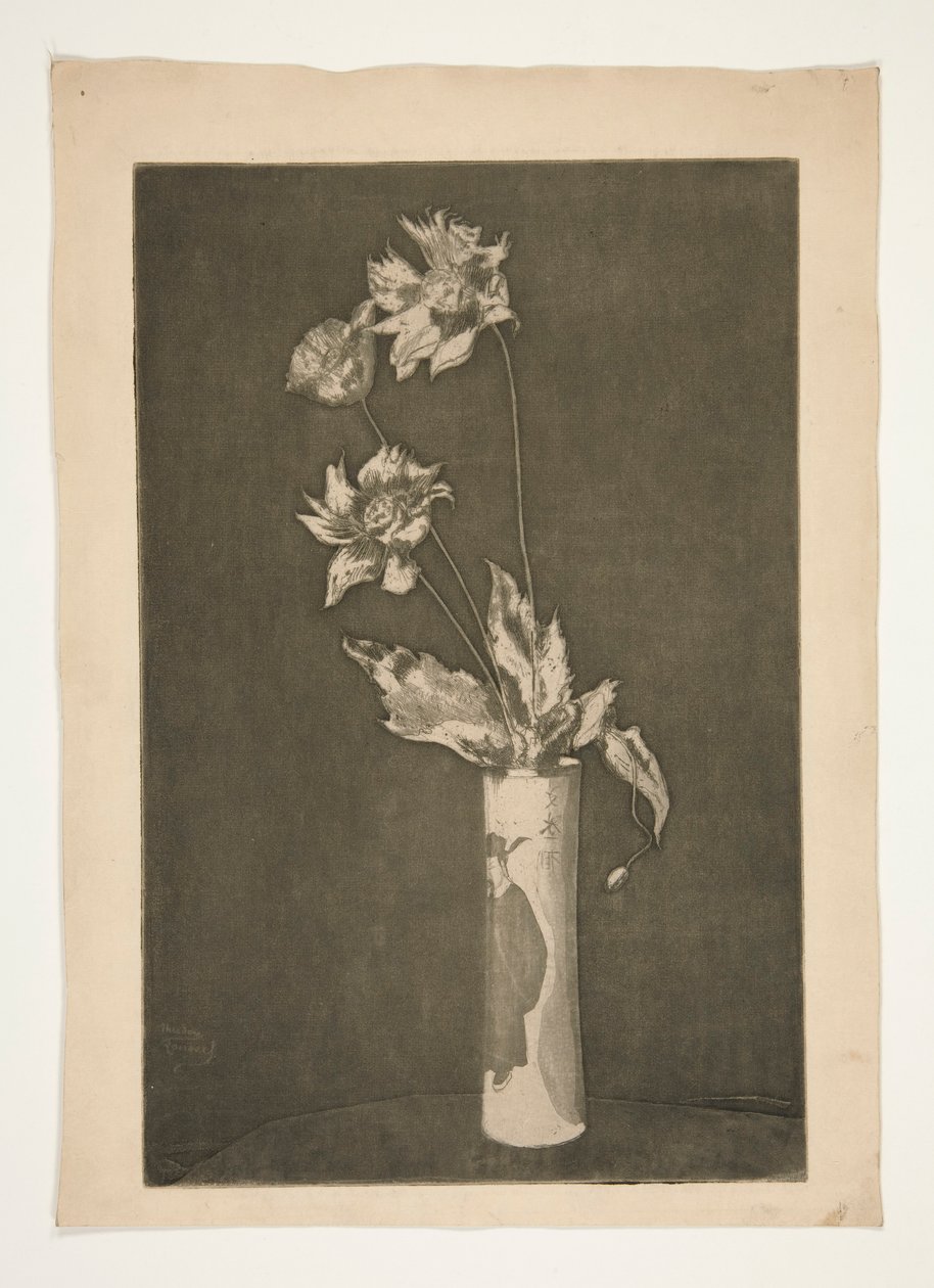 Proof for La Chine (sort-hvid version) af Theodore Roussel