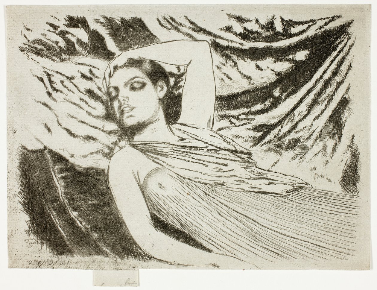 Sovende Model eller Sovende af Theodore Roussel