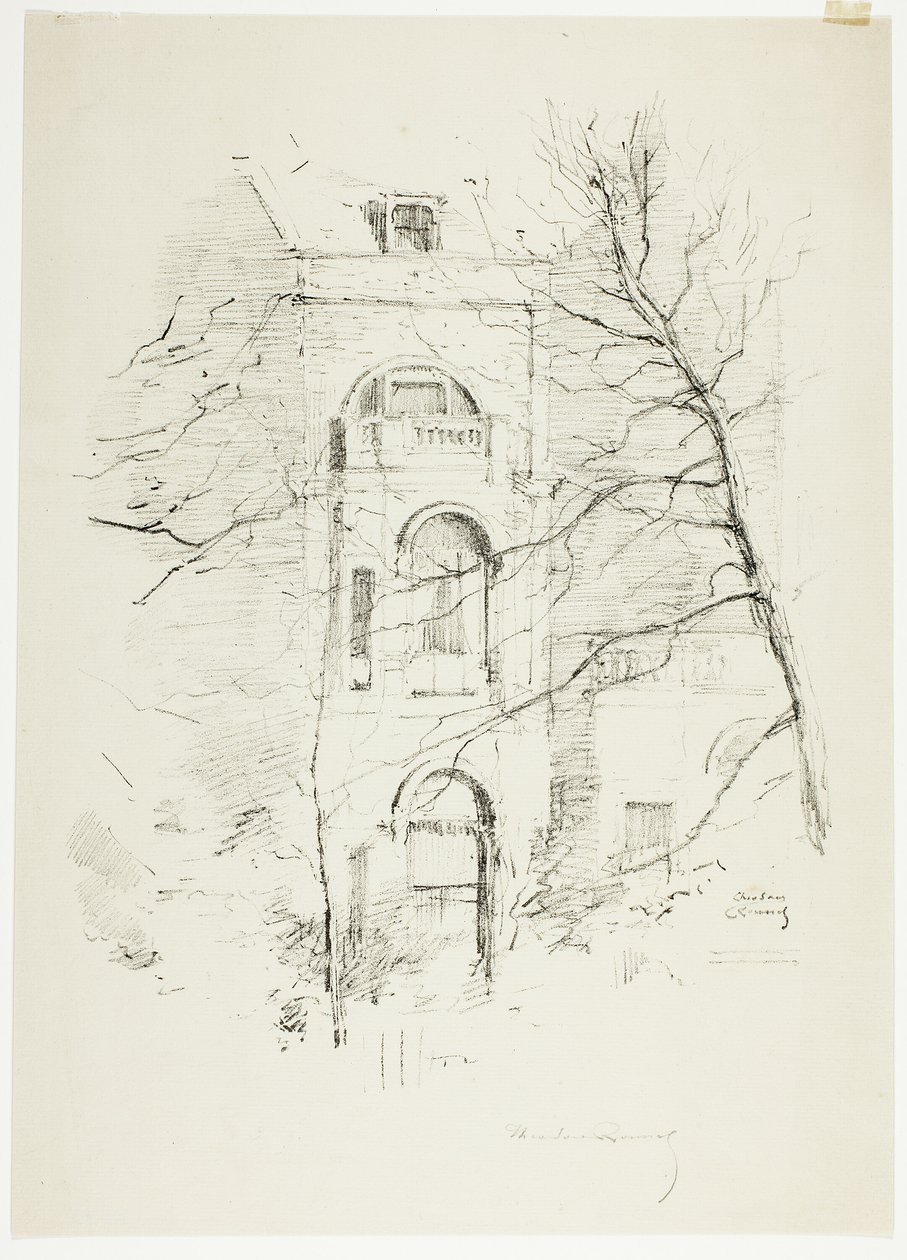 Vinter, et hus i Green Park af Theodore Roussel