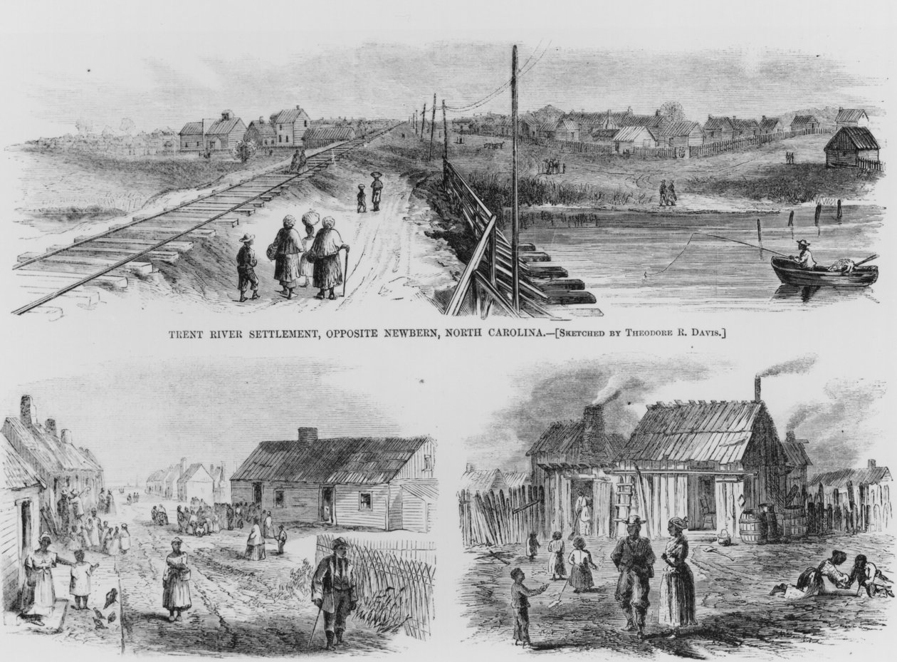 Trent River Settlement, 1886 af Theodore Russell Davis