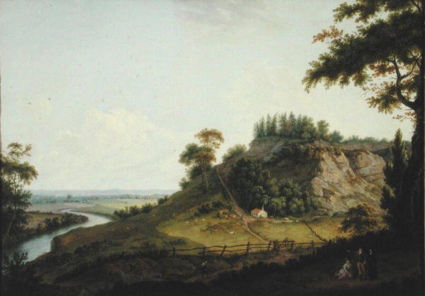 Udsigt i Northamptonshire (olie på lærred) af Theodore de Bruyn