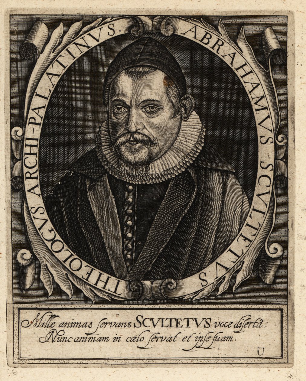 Abraham Sculletus af Theodore de Bry