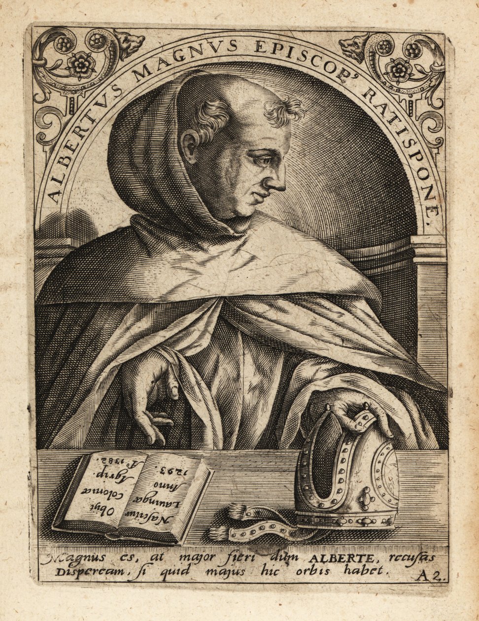 Albertus Magnus af Theodore de Bry