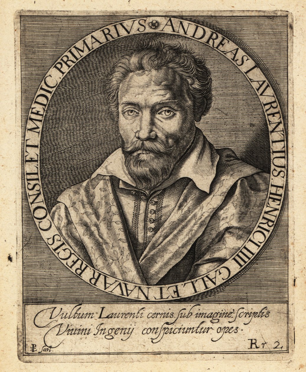 Andre du Laurens, fransk læge af Theodore de Bry
