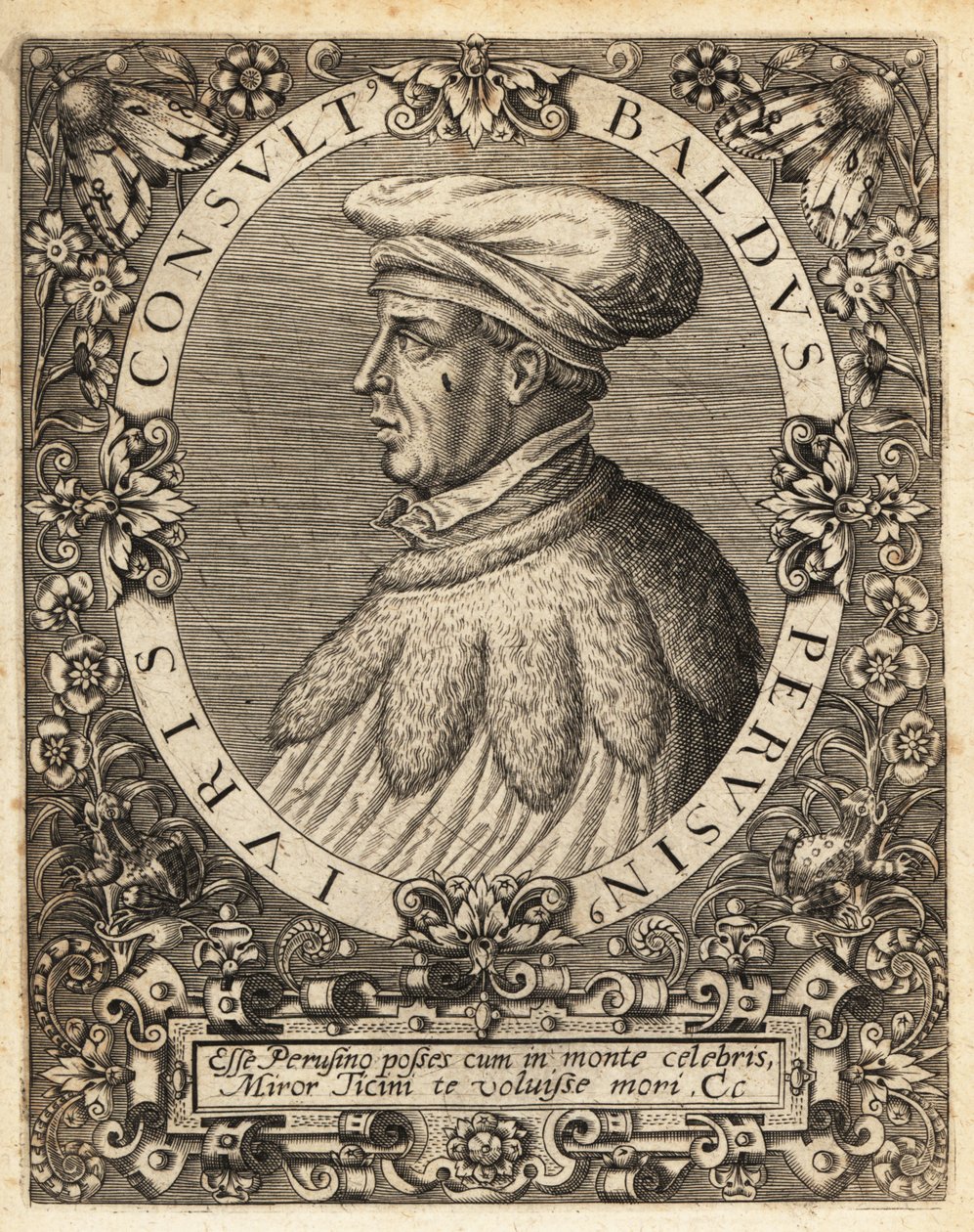 Baldus de Ubaldis af Theodore de Bry