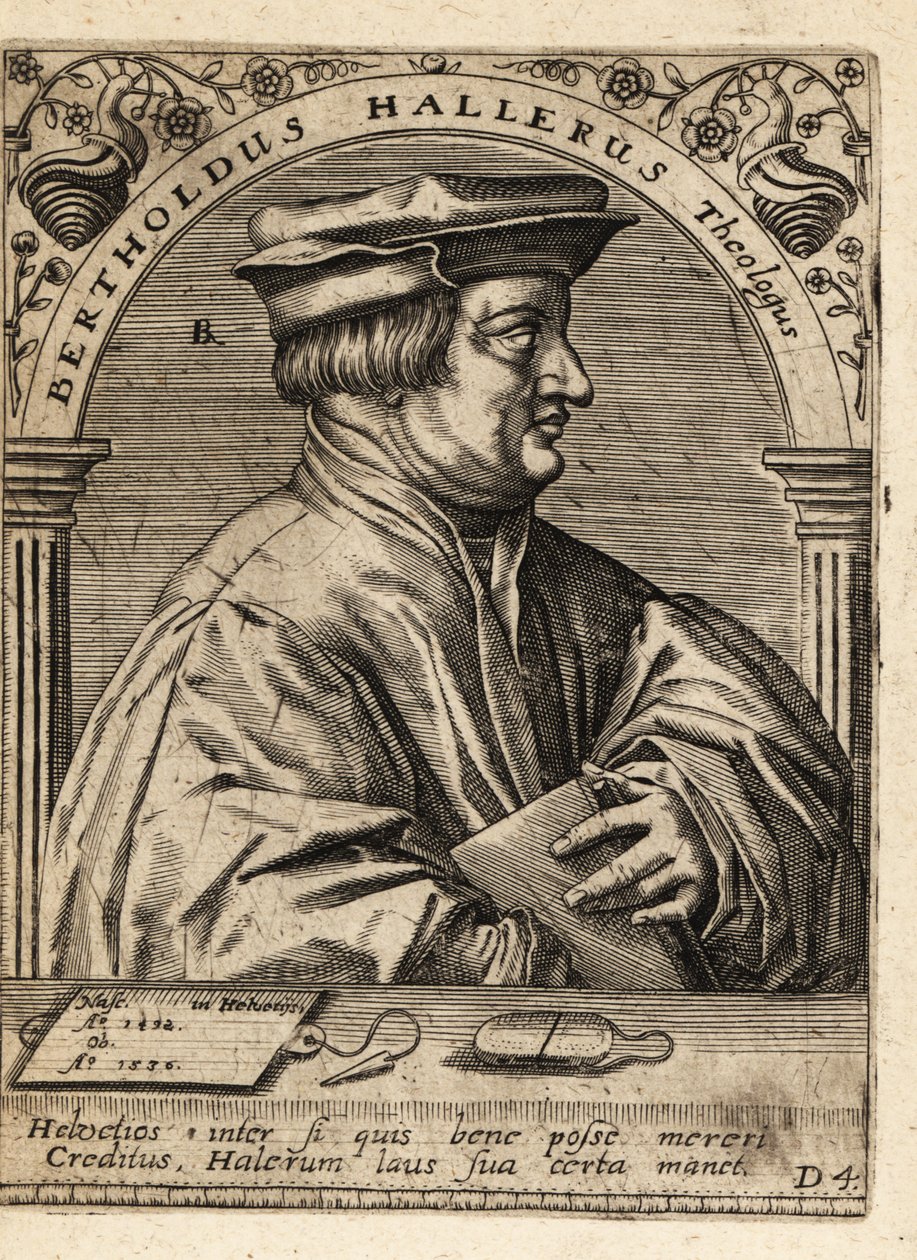 Berchtold Haller af Theodore de Bry