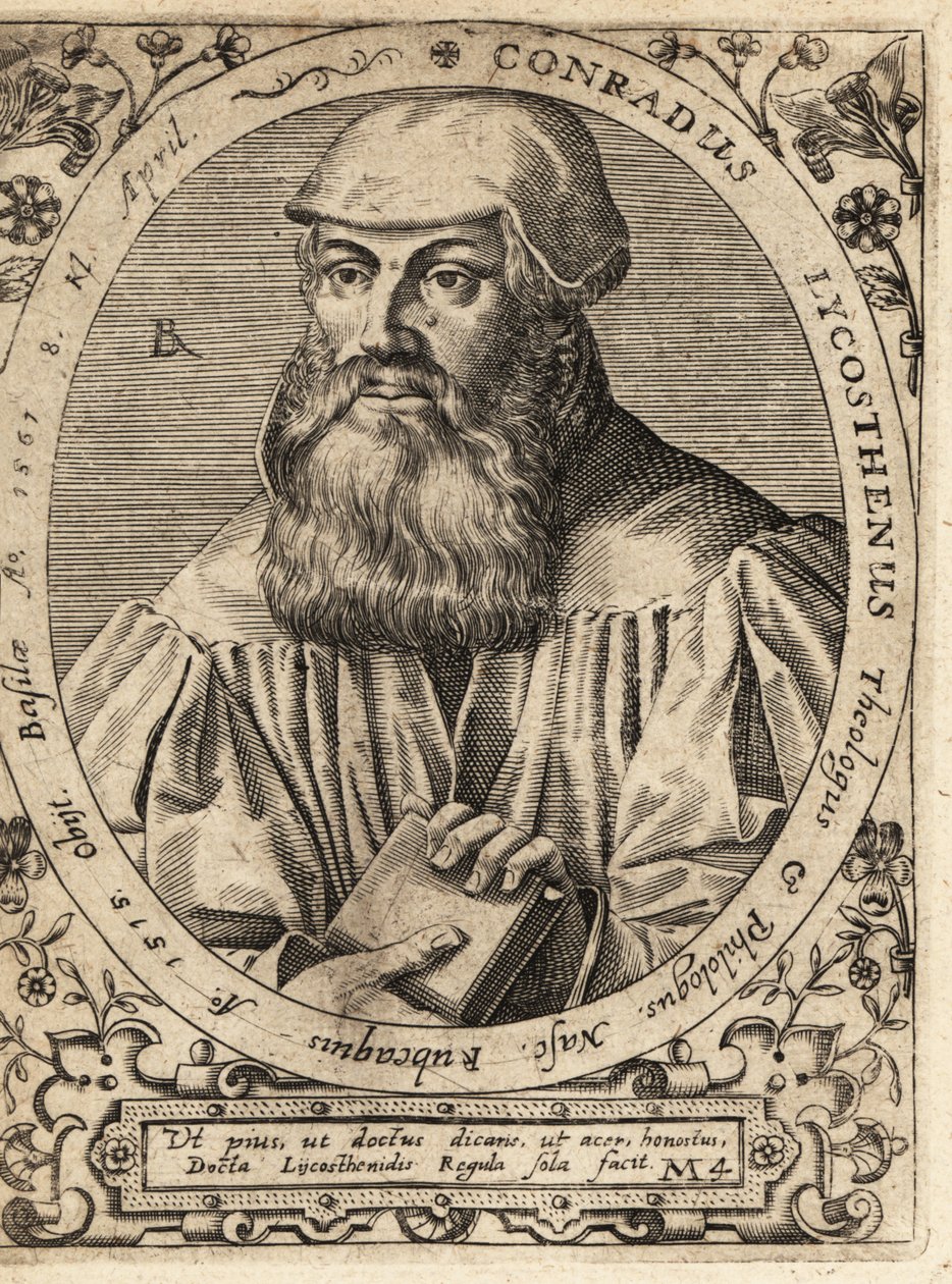 Conrad Lycosthenes af Theodore de Bry