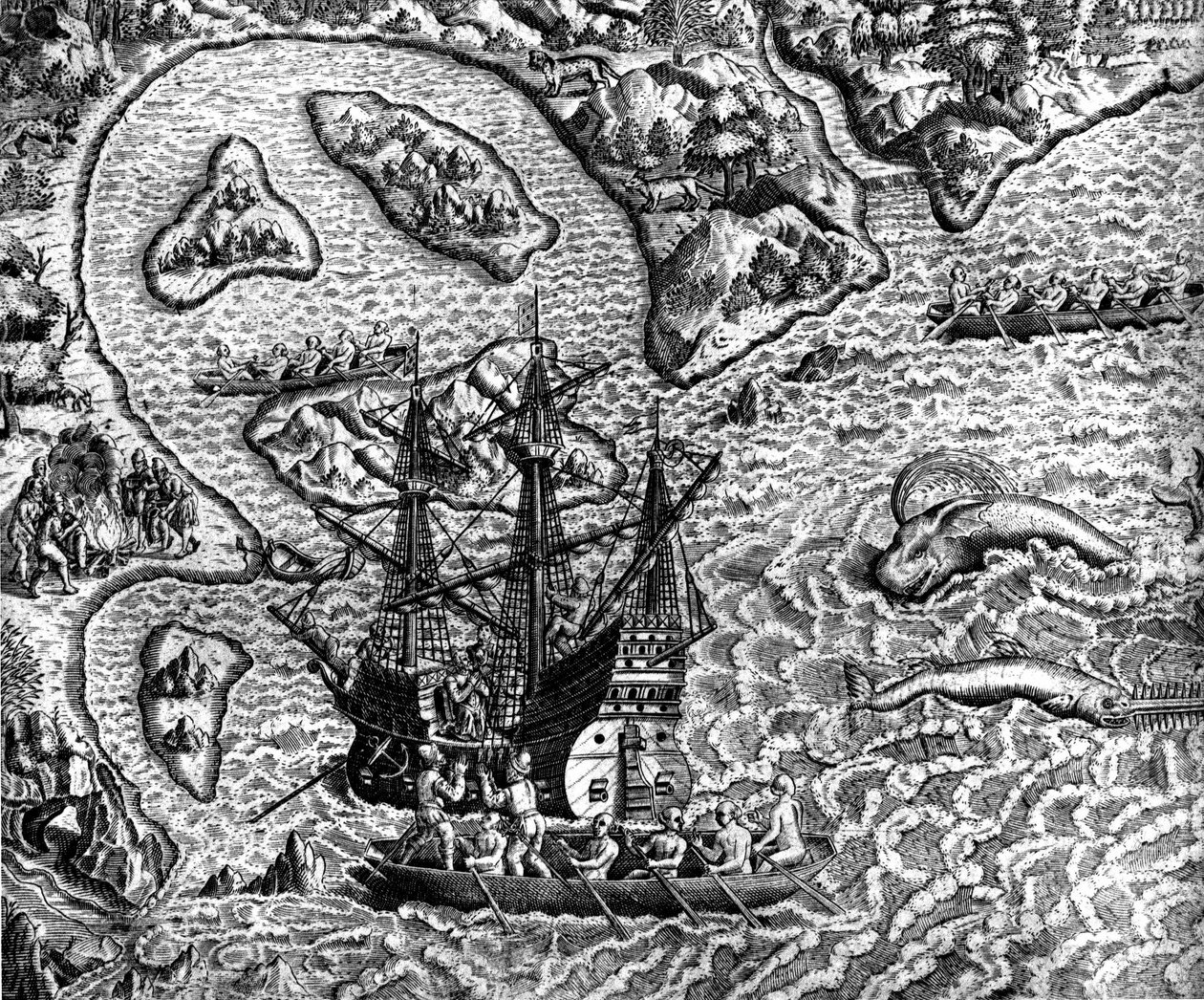 Discovery of America - i ""Amazing Story of America"" af Theodore de Bry af Theodore de Bry