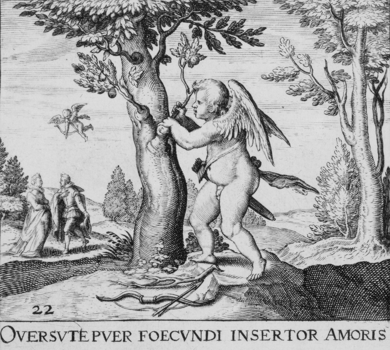 Verdslige emblemer, 1611. af Theodore de Bry