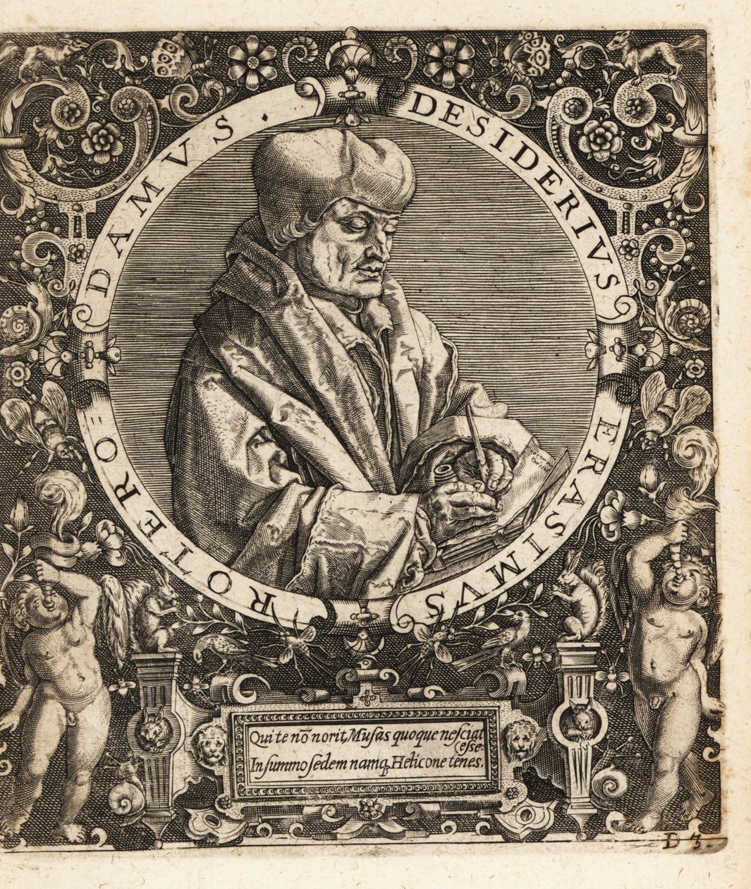 Erasmus af Rotterdam af Theodore de Bry