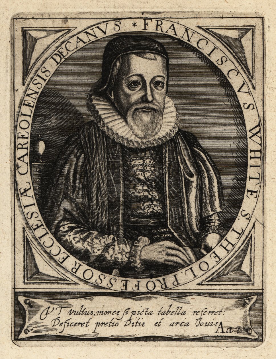 Francis White af Theodore de Bry