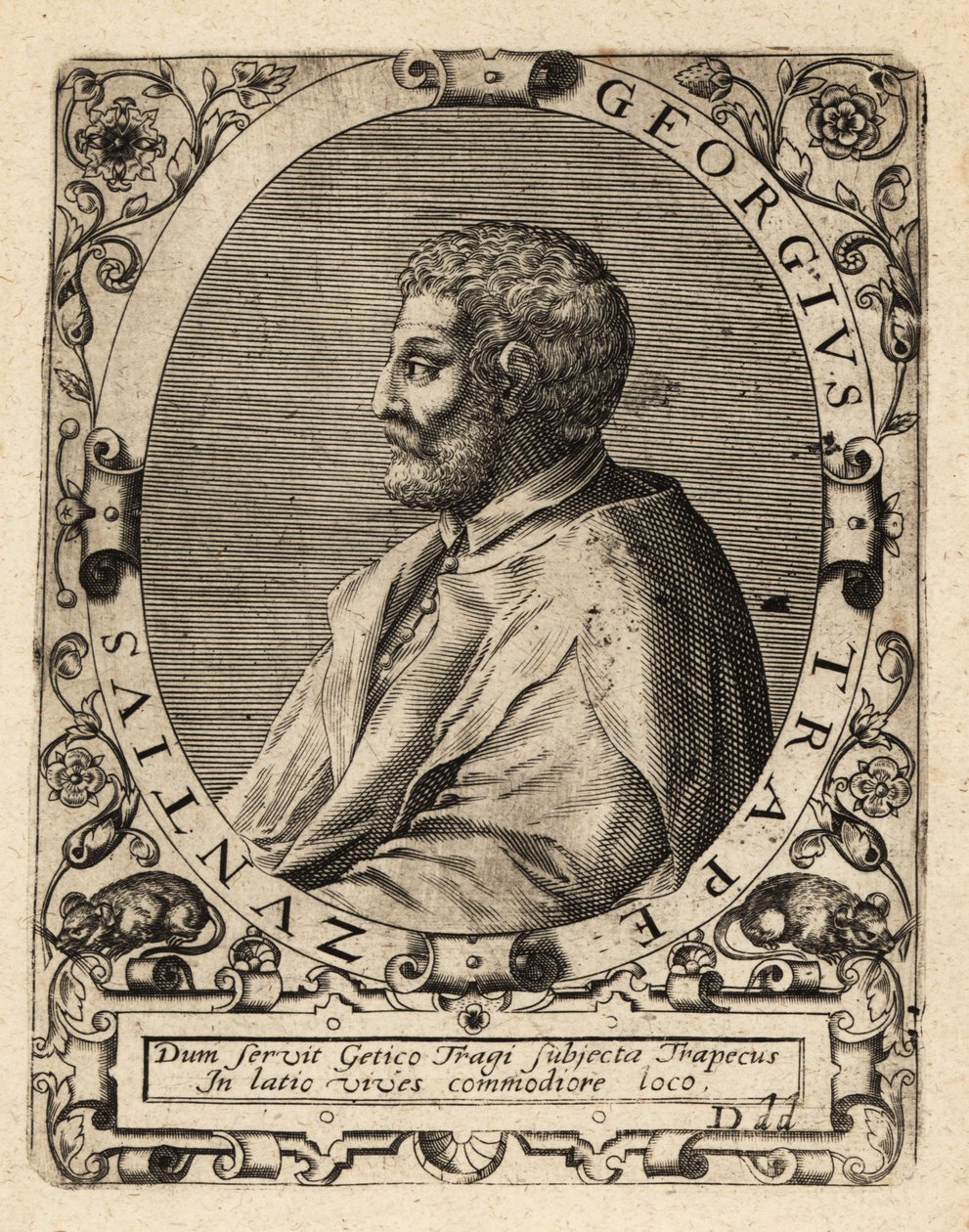 George af Trebizond, græsk filosof. af Theodore de Bry