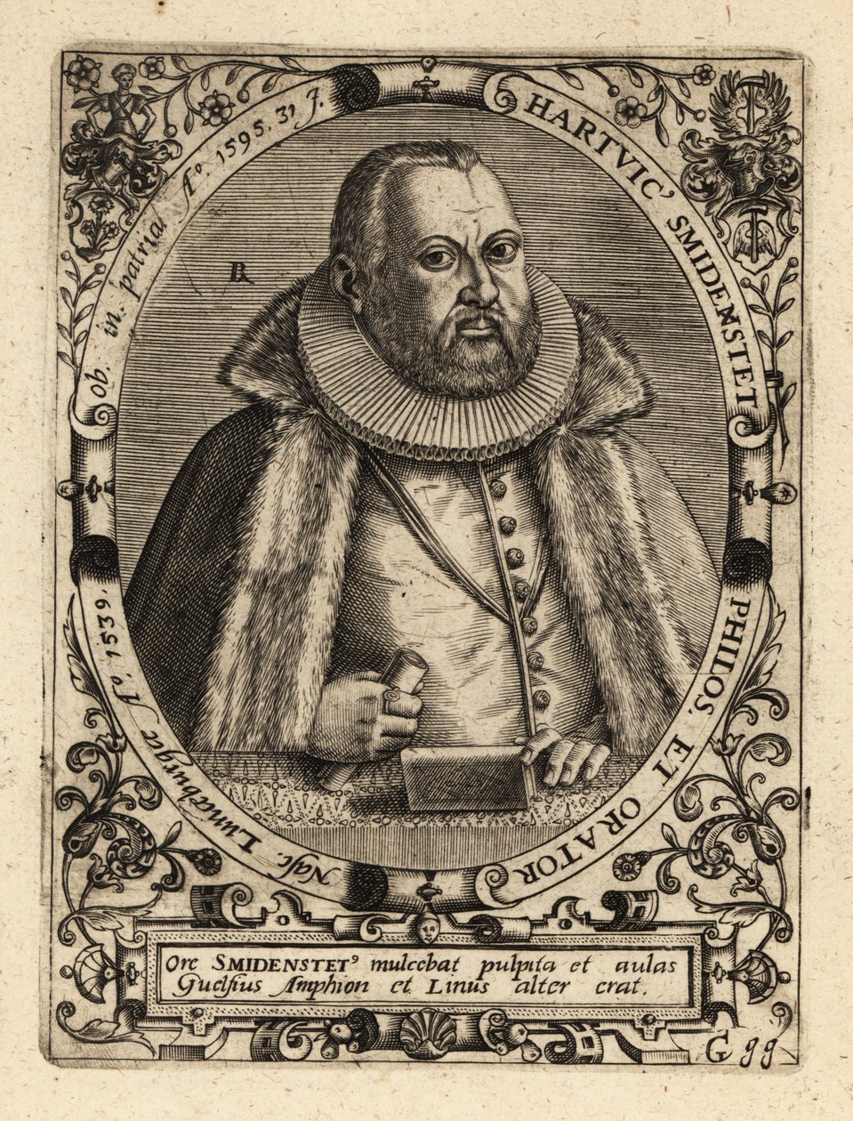 Hartwig Schmidenstedt, tysk retoriker. af Theodore de Bry
